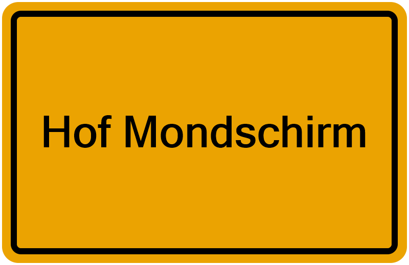 Handelsregisterauszug Hof Mondschirm